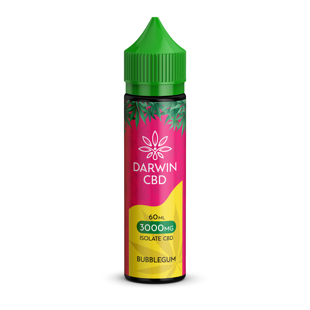 Darwin CBD 10ml 3000mg Isolate CBD Bubblegum