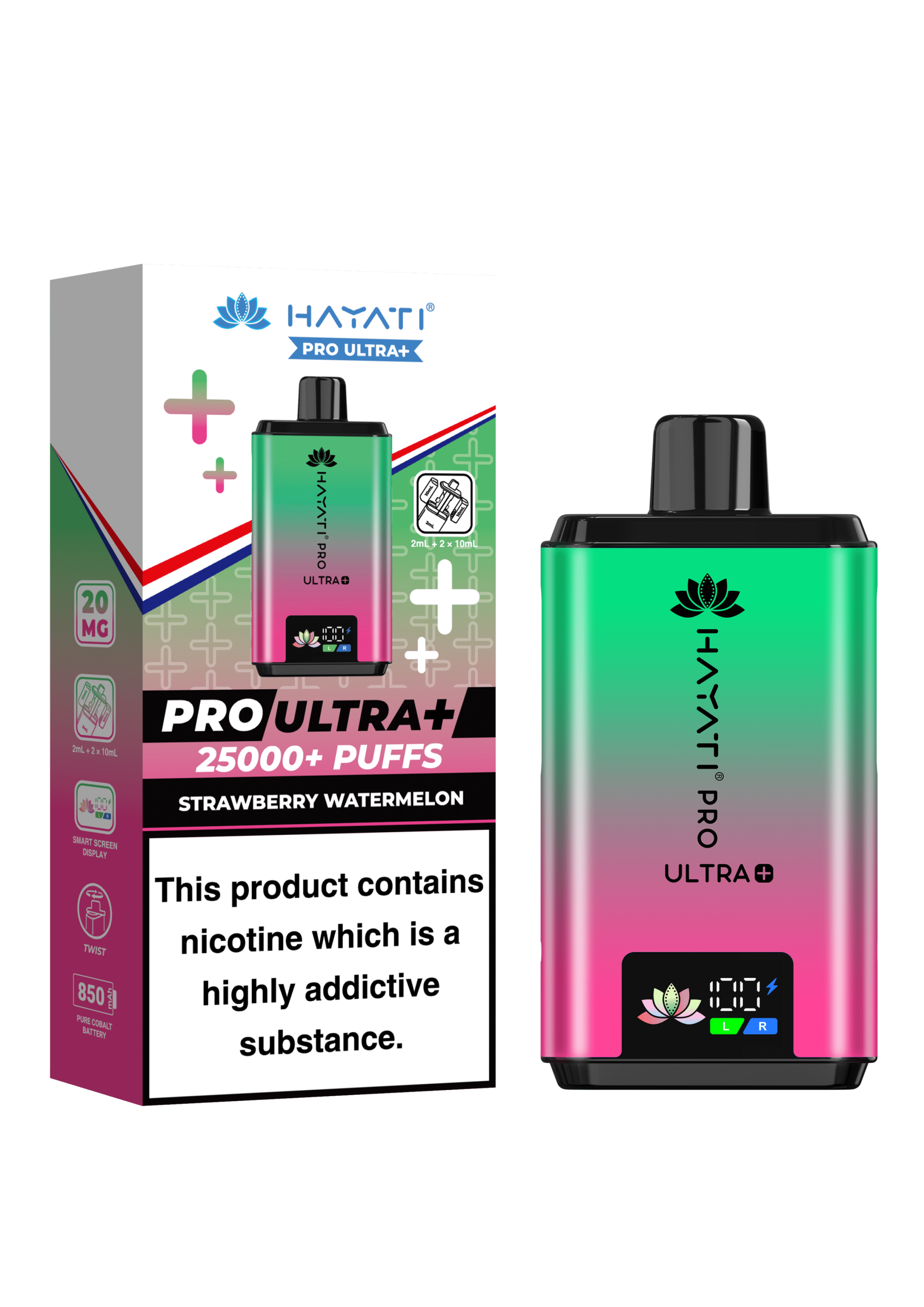 Hayati Pro Ultra+ 25K - Strawberry Watermelon